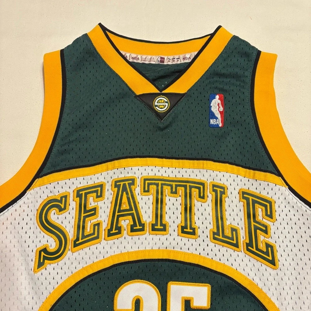 Kevin Durant Seattle Super Sonics “Hardwood Classics” throwback jersey kids M - Picture 4 of 10